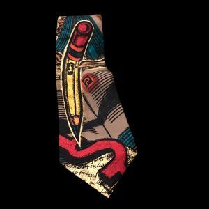 The Beatles “Paperback Writer” 100% Silk Vintage 1991 Tie by Apple Corps Limited